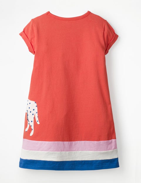 Big Appliqué T-Shirt Dress - Beam Red Dalmations Big Appliqué T-Shirt Dress - Beam Red Dalmations