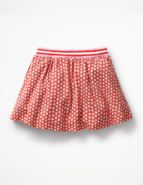 Jersey Skort - Jam Red Daisy Dot Jersey Skort - Jam Red Daisy Dot