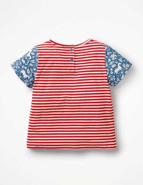 Hotchpotch Printed T-Shirt - Elizabethan Blue Wild Ponies Hotchpotch Printed T-Shirt - Elizabethan Blue Wild Ponies