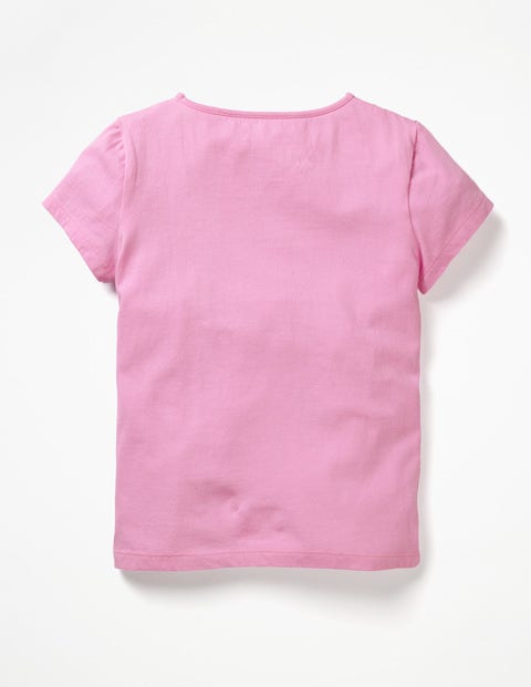 Animal Appliqué T-Shirt - Lilac Pink Bunnies Animal Appliqué T-Shirt - Lilac Pink Bunnies