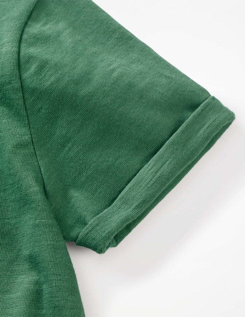 Slub T-Shirt - Rosemary Green Slub T-Shirt - Rosemary Green