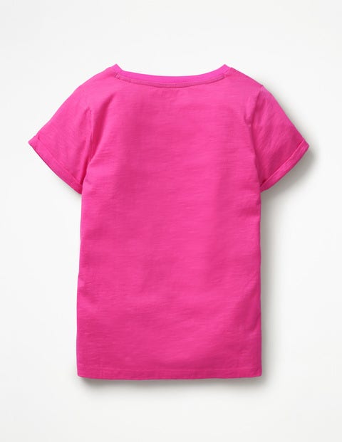 Slub T-Shirt - Festival Pink Slub T-Shirt - Festival Pink