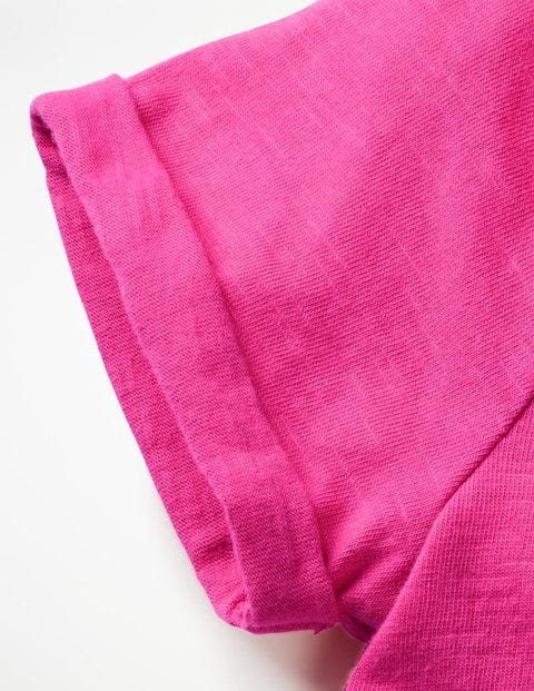 Slub T-Shirt - Festival Pink Slub T-Shirt - Festival Pink