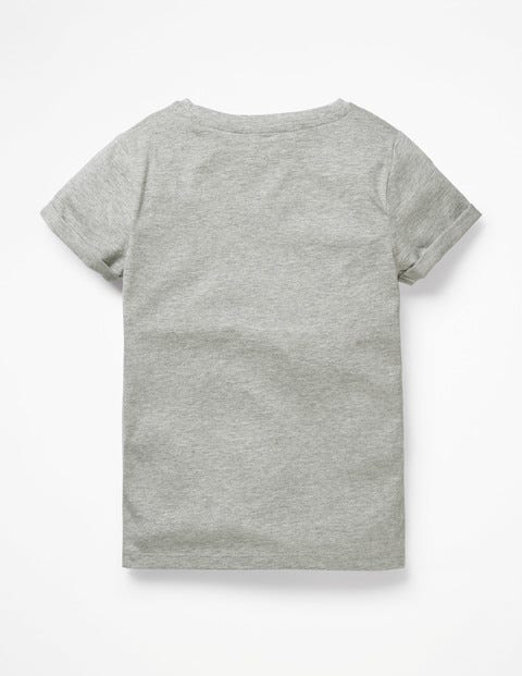 Slub T-Shirt - Grey Marl Slub T-Shirt - Grey Marl