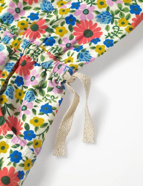 Printed Woven Playsuit - Multi Jolly Floral Printed Woven Playsuit - Multi Jolly Floral