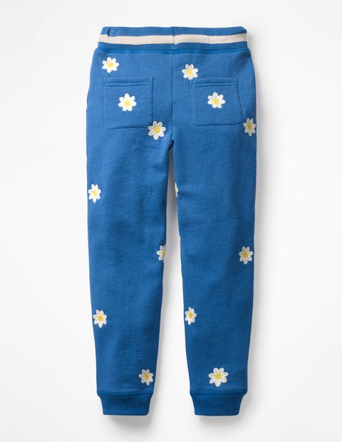 Detailed Joggers - Duke Blue Flowers Detailed Joggers - Duke Blue Flowers