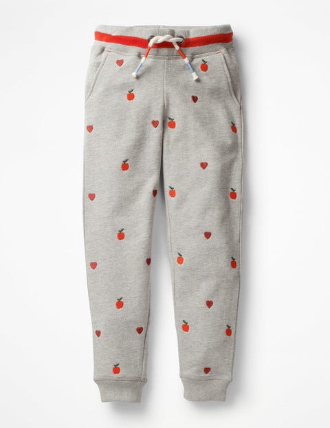 Detailed Joggers - Grey Marl Apples Detailed Joggers - Grey Marl Apples