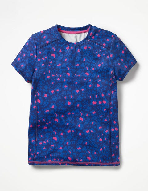 Active T-Shirt - Duke Blue/Pink Animal Print Active T-Shirt - Duke Blue/Pink Animal Print