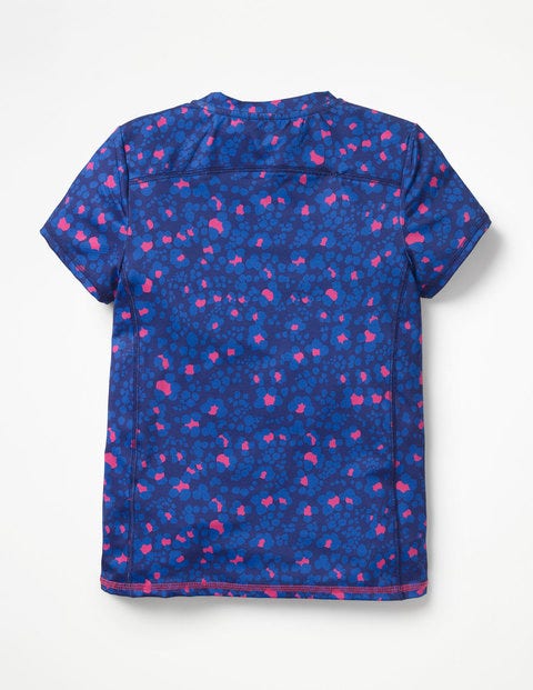 Active T-Shirt - Duke Blue/Pink Animal Print Active T-Shirt - Duke Blue/Pink Animal Print