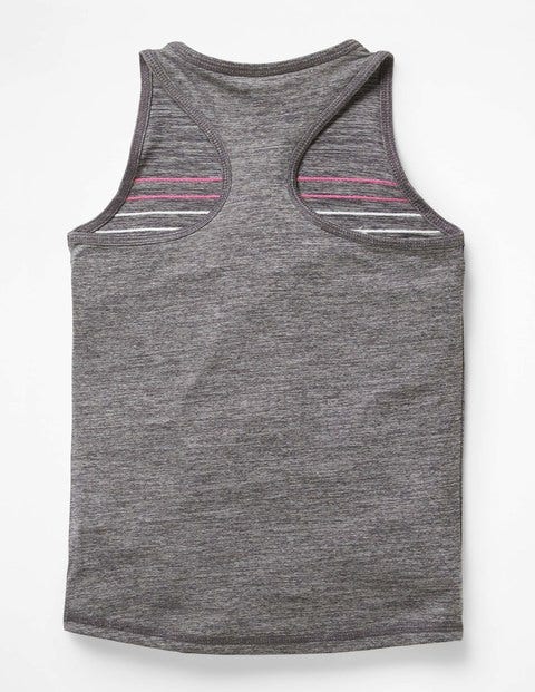 Aktiv-Trägershirt - Grau Meliert Aktiv-Trägershirt - Grau Meliert