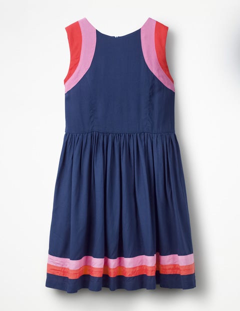Sporty Woven Dress - College Blue Sporty Woven Dress - College Blue