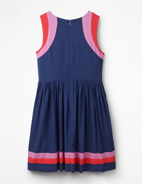 Sporty Woven Dress - College Blue Sporty Woven Dress - College Blue