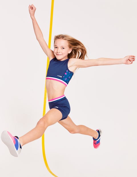 Active Crop Top - Starboard Blue Active Crop Top - Starboard Blue