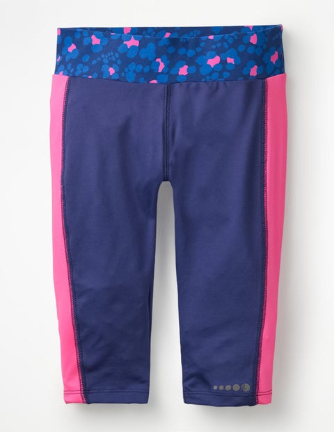 Active Cropped Leggings - Starboard Blue Active Cropped Leggings - Starboard Blue