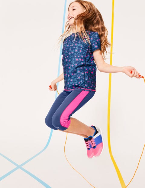 Active Cropped Leggings - Starboard Blue Active Cropped Leggings - Starboard Blue