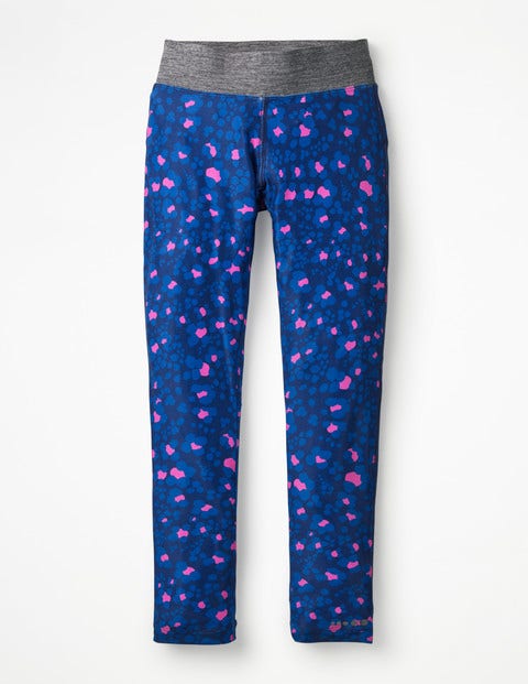 Active Leggings - Duke Blue/Pink Animal Print Active Leggings - Duke Blue/Pink Animal Print