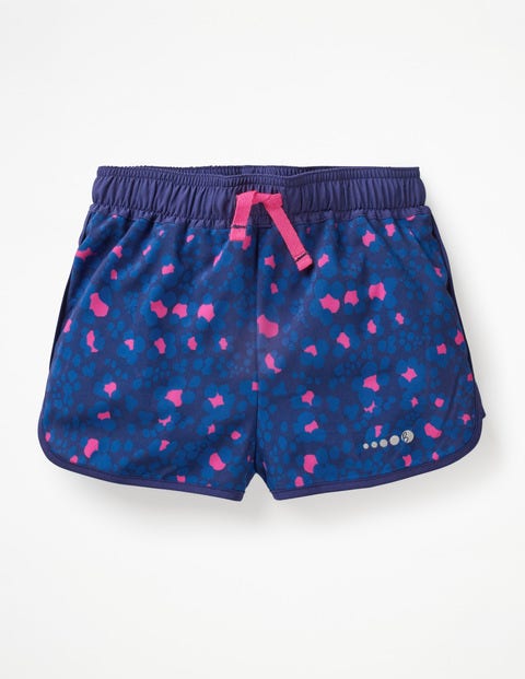 Aktiv-Laufshorts - Königsblau/Rosa, Tiermotiv Aktiv-Laufshorts - Königsblau/Rosa, Tiermotiv