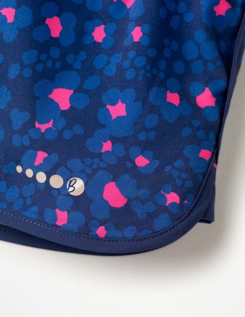 Aktiv-Laufshorts - Königsblau/Rosa, Tiermotiv Aktiv-Laufshorts - Königsblau/Rosa, Tiermotiv
