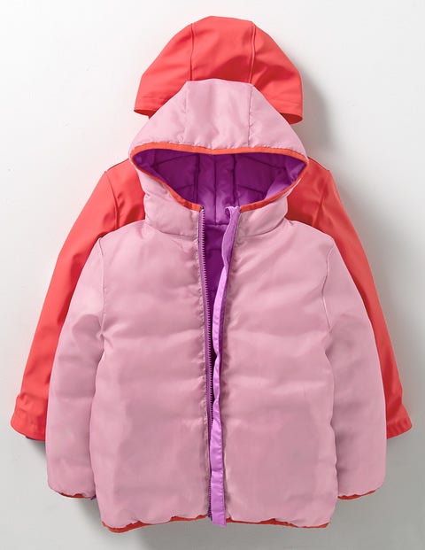 Waterproof 3-In-1 Raincoat - Jam Red/Lilac Pink Waterproof 3-In-1 Raincoat - Jam Red/Lilac Pink