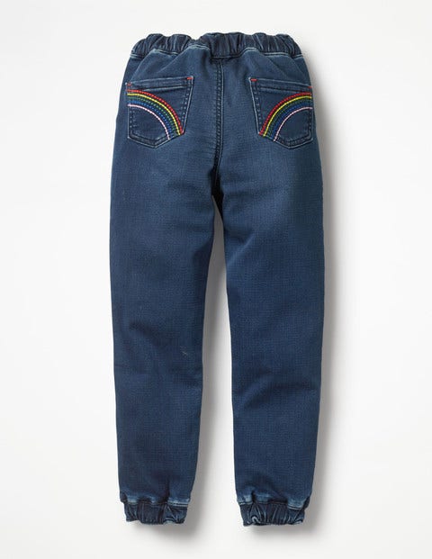 Pull-On Trousers - Mid Vintage/Rainbow Pockets Pull-On Trousers - Mid Vintage/Rainbow Pockets