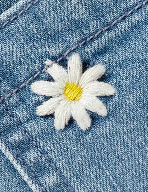 Retro Jeans - Light Vintage/Daisies Retro Jeans - Light Vintage/Daisies