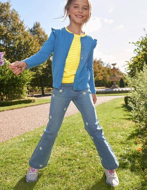 Retro Jeans - Light Vintage/Daisies Retro Jeans - Light Vintage/Daisies