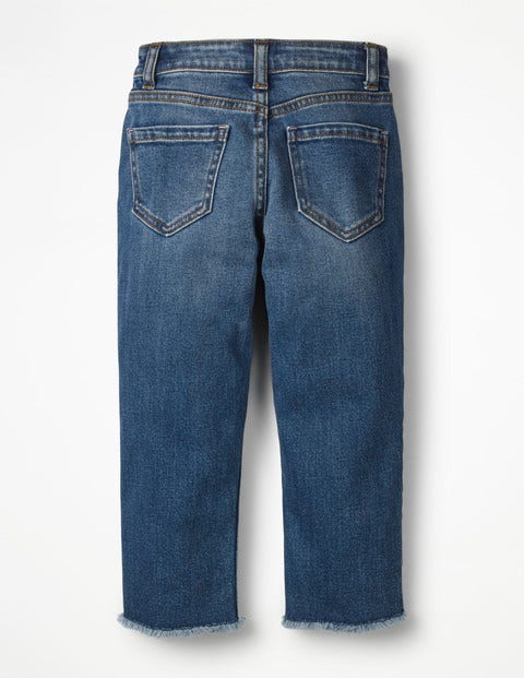 Girlfriend Jeans - Mid Vintage/Rainbow Stripe Girlfriend Jeans - Mid Vintage/Rainbow Stripe