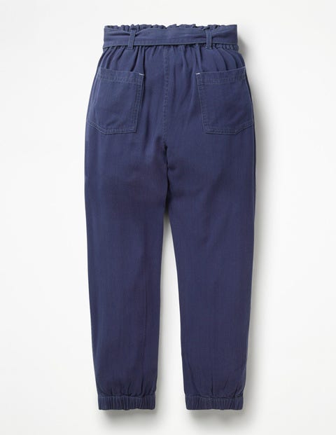 Tie-Waist Trousers - College Navy Tie-Waist Trousers - College Navy