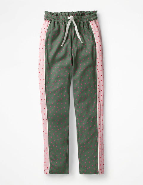 Pantalon À Motif Pêle-Mêle - Motif Sweet Hearts vert kaki Pantalon À Motif Pêle-Mêle - Motif Sweet Hearts vert kaki