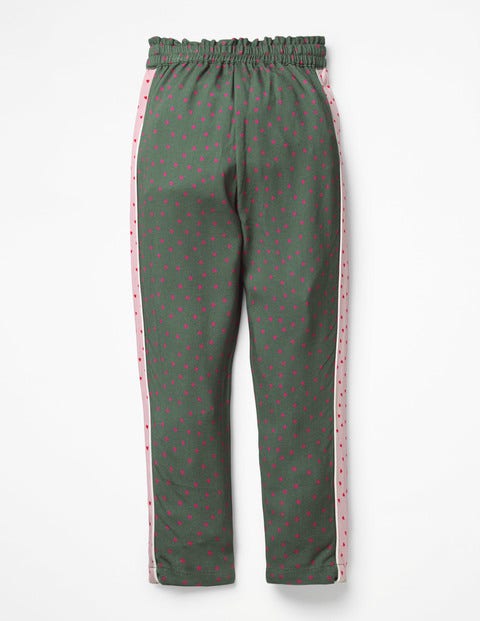 Pantalon À Motif Pêle-Mêle - Motif Sweet Hearts vert kaki Pantalon À Motif Pêle-Mêle - Motif Sweet Hearts vert kaki