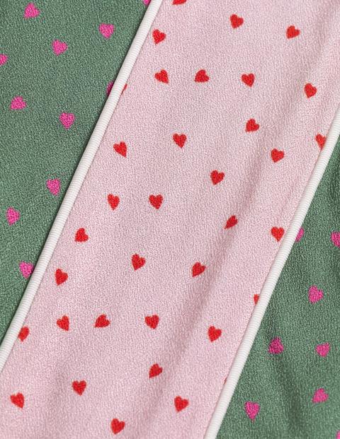 Pantalon À Motif Pêle-Mêle - Motif Sweet Hearts vert kaki Pantalon À Motif Pêle-Mêle - Motif Sweet Hearts vert kaki