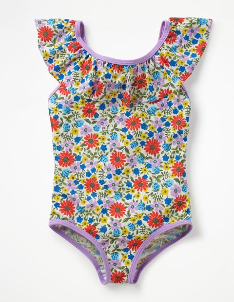 Frilly Swimsuit - Multi Jolly Floral Frilly Swimsuit - Multi Jolly Floral