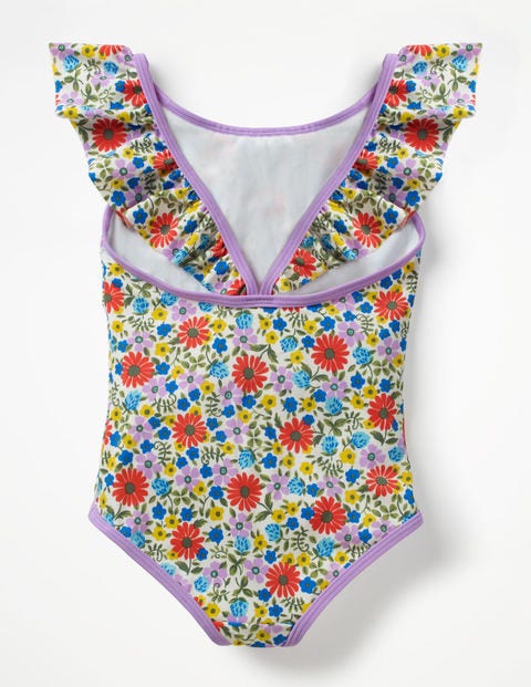 Frilly Swimsuit - Multi Jolly Floral Frilly Swimsuit - Multi Jolly Floral