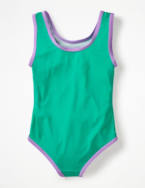 Appliqué Swimsuit - Jungle Green Bunny Appliqué Swimsuit - Jungle Green Bunny