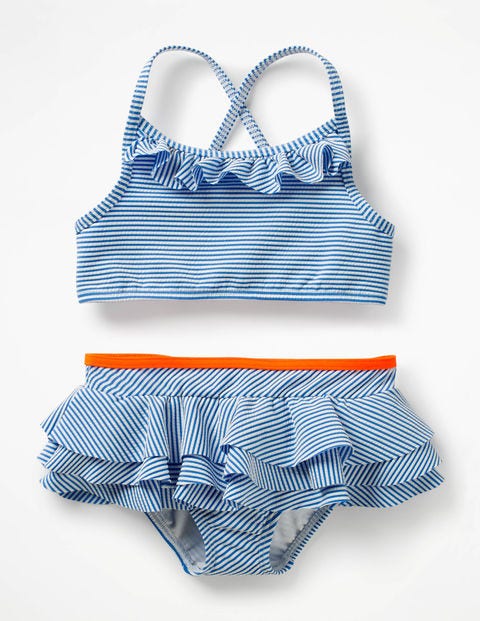 Schönes Bikini-Set - Naturweiß/Kapitänsblau Schönes Bikini-Set - Naturweiß/Kapitänsblau