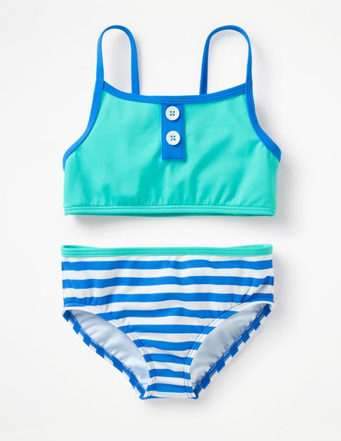 Stripy Bikini Set - Jungle Green Stripy Bikini Set - Jungle Green