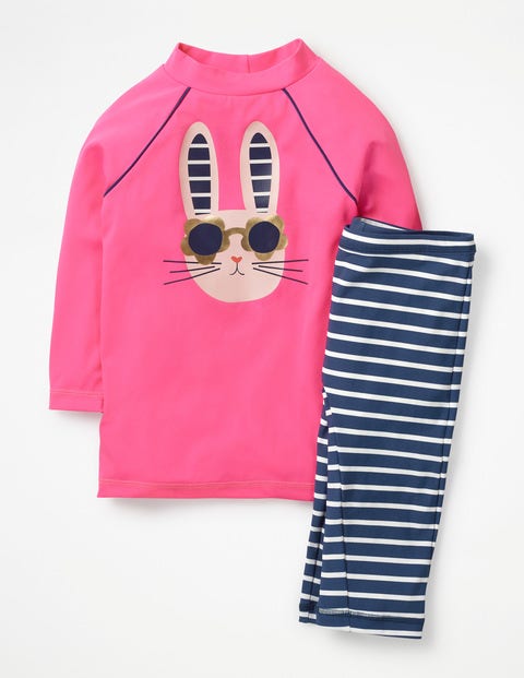 Surfset Mit Sonnenschutz - Festivalrosa, Häschen Surfset Mit Sonnenschutz - Festivalrosa, Häschen