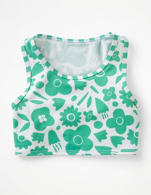 Surf Bikini Top - Jungle Green Pop Floral Surf Bikini Top - Jungle Green Pop Floral