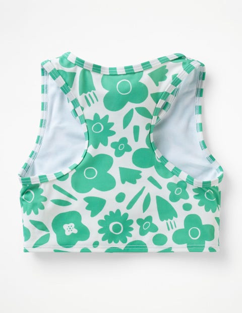 Surf Bikini Top - Jungle Green Pop Floral Surf Bikini Top - Jungle Green Pop Floral