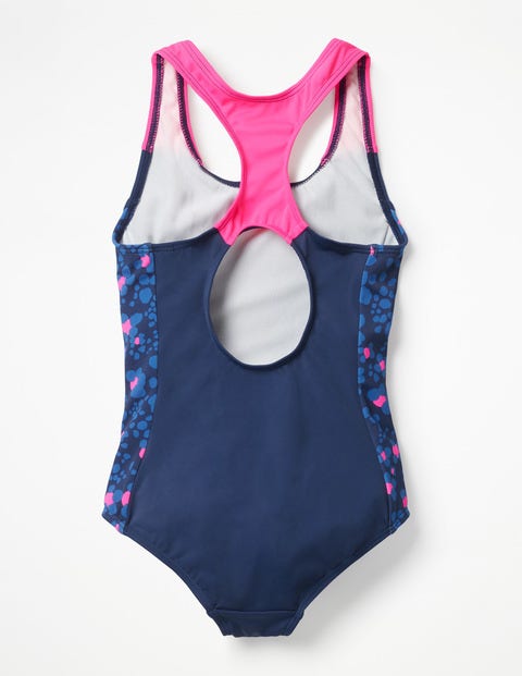 Maillot De Bain À Dos Nageur - Bleu abysse Maillot De Bain À Dos Nageur - Bleu abysse