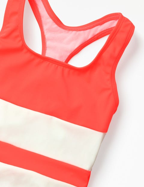 Racer-Back Swimsuit - Neon Grapefruit Pink Racer-Back Swimsuit - Neon Grapefruit Pink