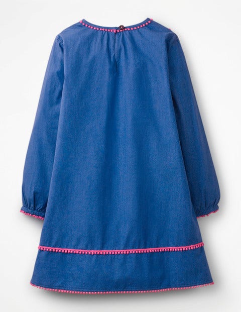 Farbenfroher Kaftan - Königsblau Farbenfroher Kaftan - Königsblau