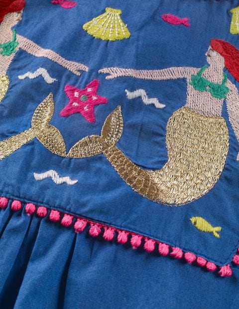 Farbenfroher Kaftan - Königsblau Farbenfroher Kaftan - Königsblau