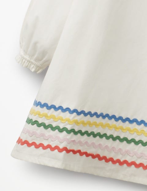 Colourful Kaftan - Ecru Colourful Kaftan - Ecru