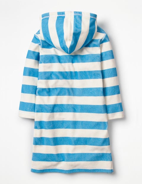 Fun Towelling Beach Dress - Ivory Mermaid Stripe Fun Towelling Beach Dress - Ivory Mermaid Stripe