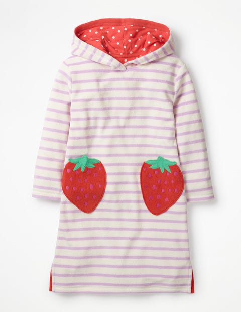Fun Towelling Beach Dress - Parasol Pink Strawberries Fun Towelling Beach Dress - Parasol Pink Strawberries