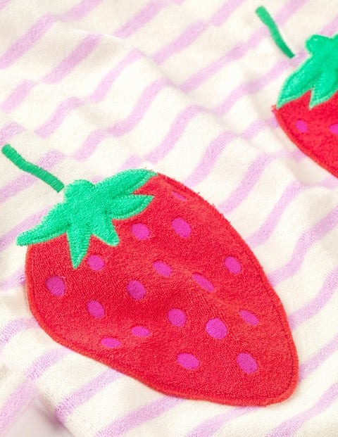 Fun Towelling Beach Dress - Parasol Pink Strawberries Fun Towelling Beach Dress - Parasol Pink Strawberries