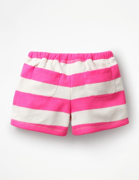 Towelling Shorts - Festival Pink/Ivory Towelling Shorts - Festival Pink/Ivory