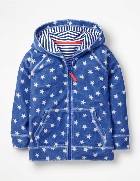 Towelling Hoodie - Duke Blue Stars Towelling Hoodie - Duke Blue Stars