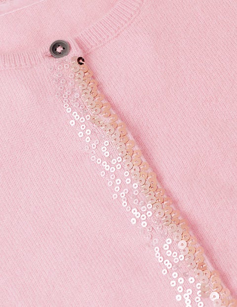 Gilet En Cachemire À Sequins - Rose parasol Gilet En Cachemire À Sequins - Rose parasol